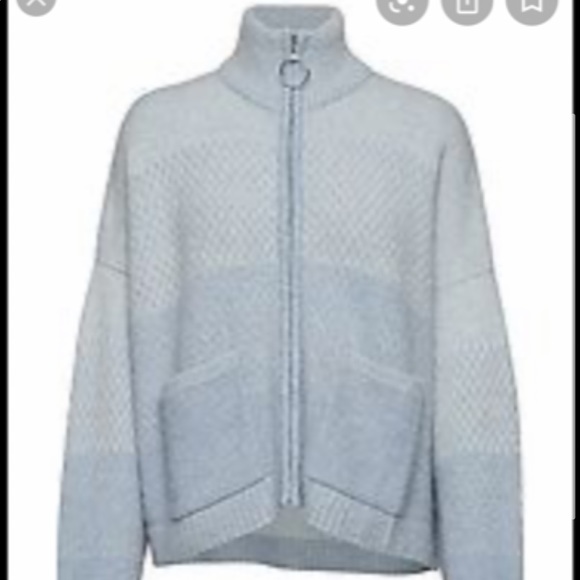 Holzweiler Tine Knit Fading Blue Zip 
